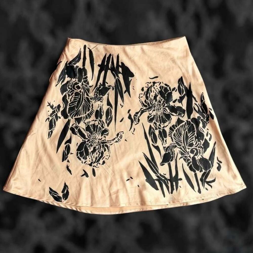 Princess Polly Marianna Champagne Satin Mini Skirt